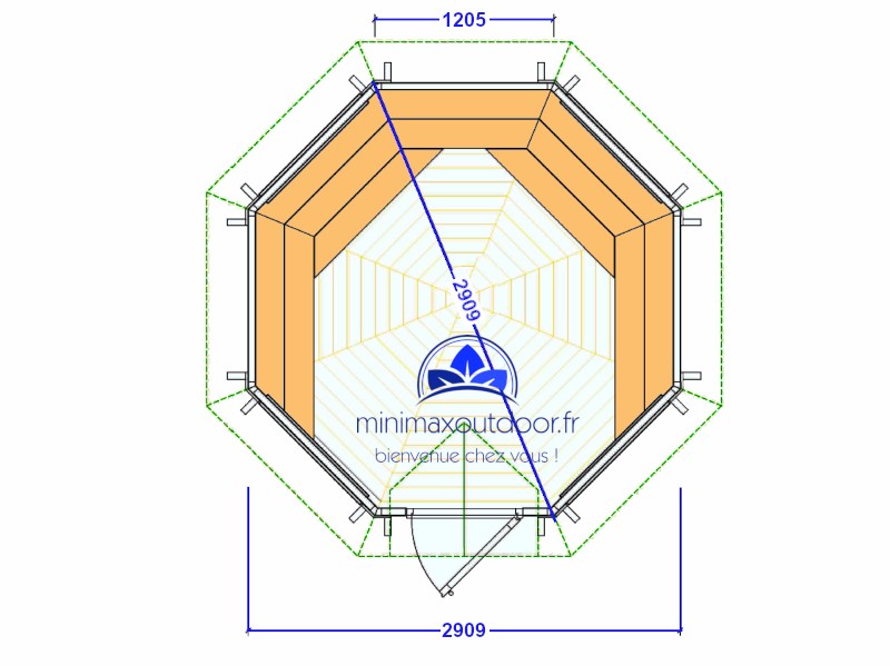 Kota Grill 6.9 m² | cabane insolite Alsace