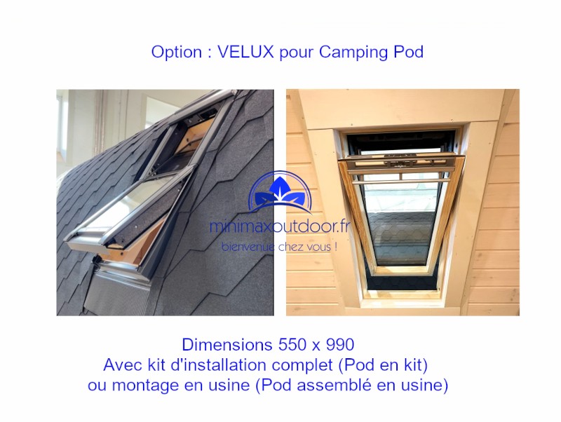 Kit VELUX pour Camping Pod...